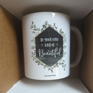 New Inspirational Mug Digibuddha "Be Your Own Kind of Beautiful" 11 oz. mug